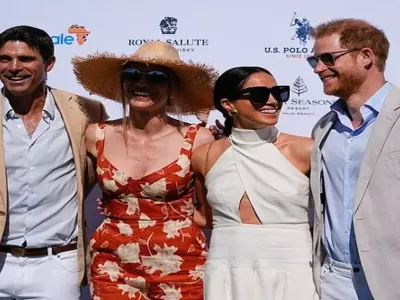 Meghan and Harry&#8217;s Romantic PDA Steals the Show at Glitzy Charity Polo Match