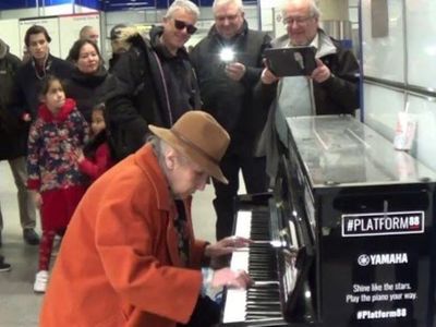 Watch: Homeless Elderly Woman Becomes Piano Sensation!