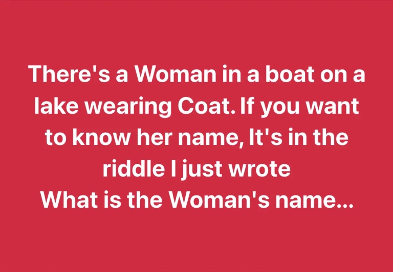 The Riddle of the Woman in the Boat: Unveiling the Name