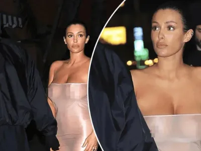 Bianca Censori Lights Up the Town with Her &#8220;Condom&#8221; Dress