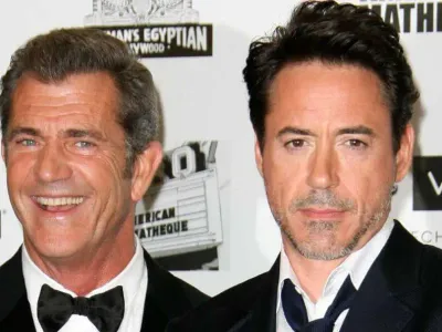 Mel Gibson Cheers Robert Downey Jr. for Heroic Support!