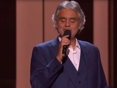 Andrea Bocelli Gives a Heartwarming Tribute to Stevie Wonder