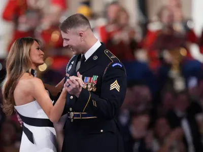 Army sergeant who danced with Melania Trump during inaugural ball ...