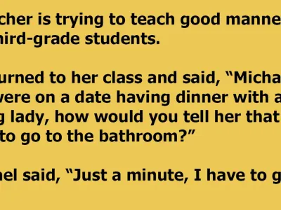 Teacher educates class on first date behavior, receives an unusual answer