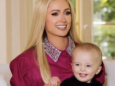 “He just has a giant brain,” Paris Hilton reacted strongly to internet comments about her son’s head.