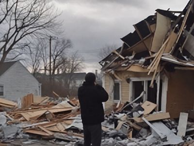 Millionaire Demolishes Old Man’s House, Unexpectedly Sees His Childhood Photo among Ruins