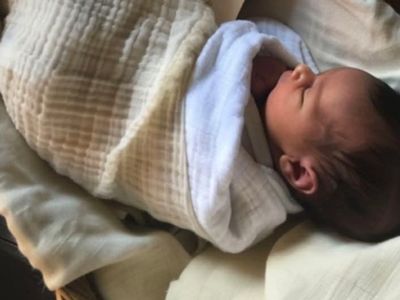 Husband Returns from Business Trip and Sees Newborn Baby on Table with Two Notes beside