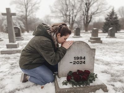 At Husbands Funeral Wife Meets a Woman with His Baby in Her Arms